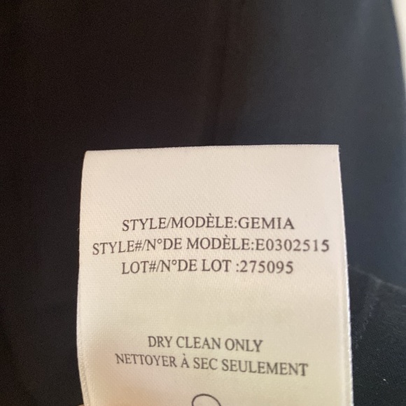 Theory SILK Black Gemia Double Georgette Blouse M - Picture 6 of 6